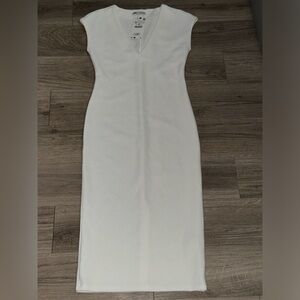 Zara White Sleeveless Dress New with tags
